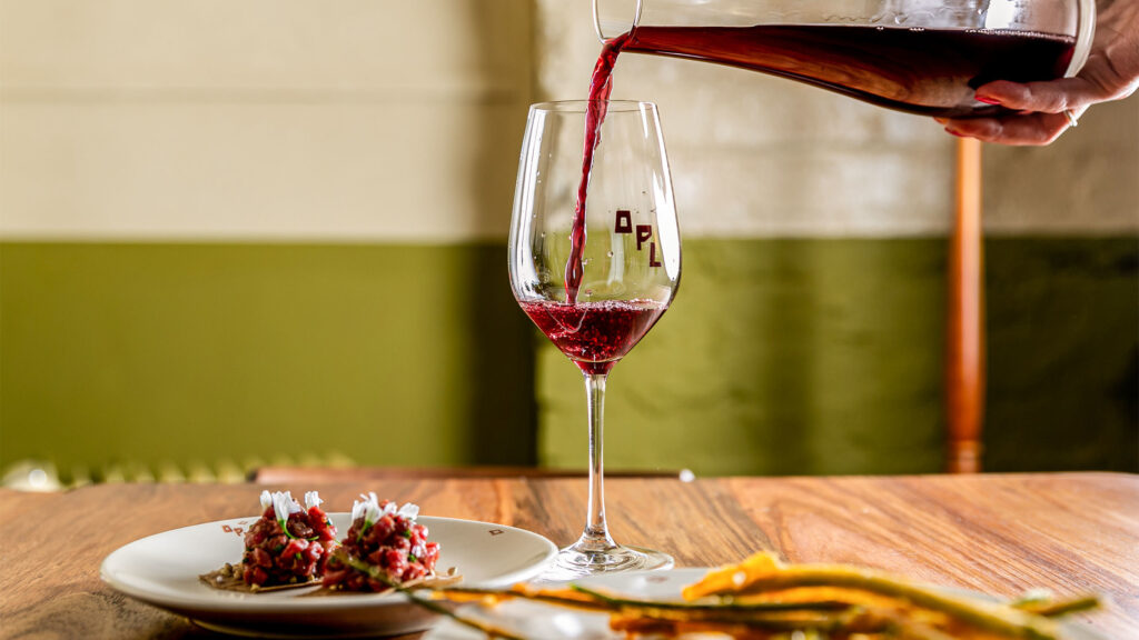 Chilled red wine pairing