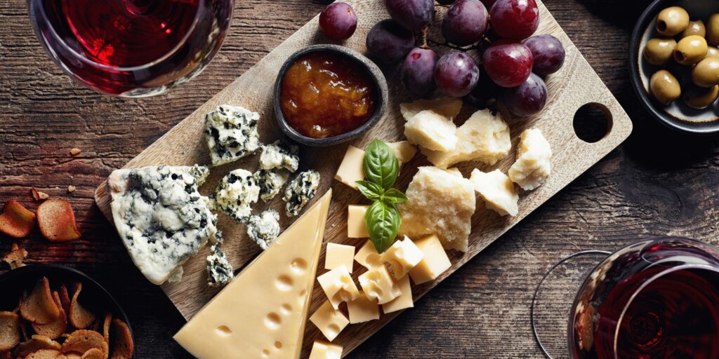 Cheese and port