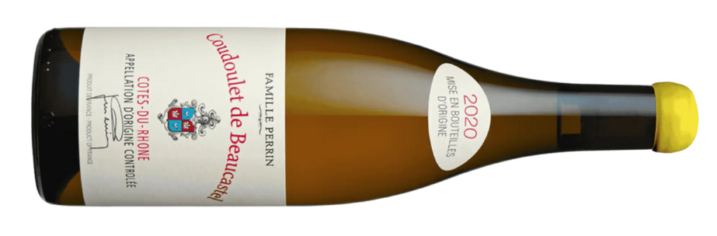Vintage Chateau de Beaucastel Coudoulet Blanc Cotes du Rhone 2020